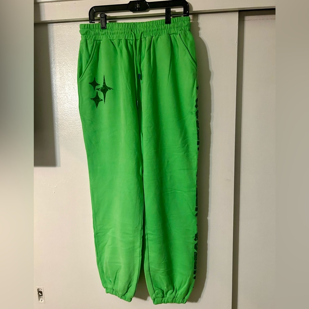 Queen Green Joggers